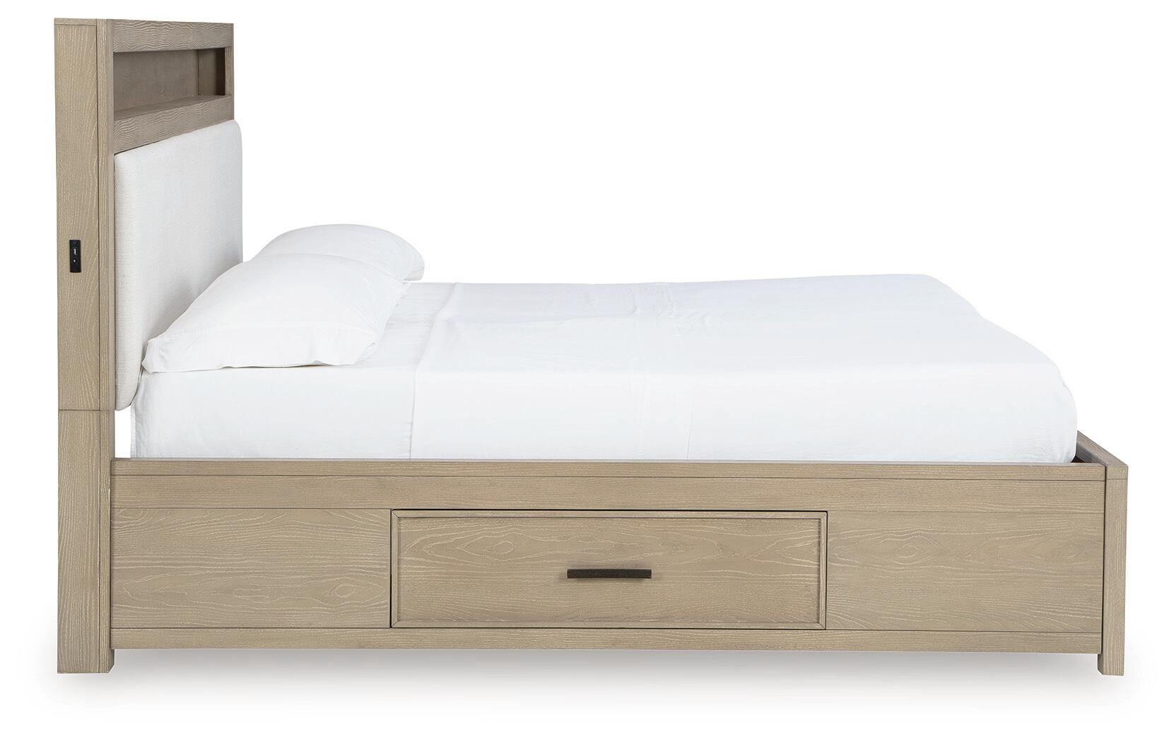 Calmoro Bookcase Bed, Dresser and Mirror