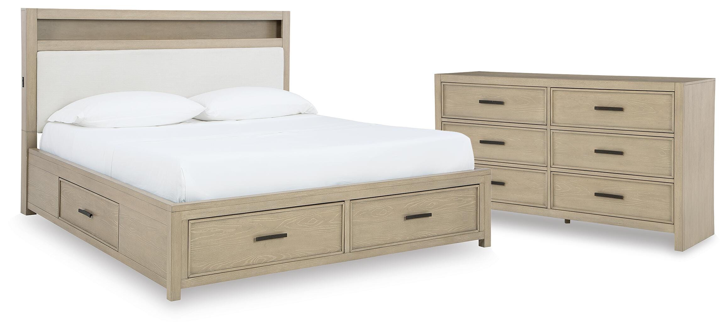 Calmoro Bookcase Bed with Dresser