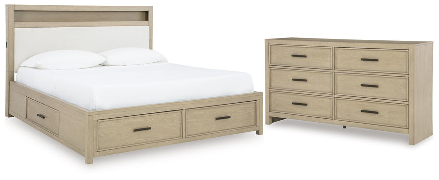 Calmoro Bookcase Bed with Dresser