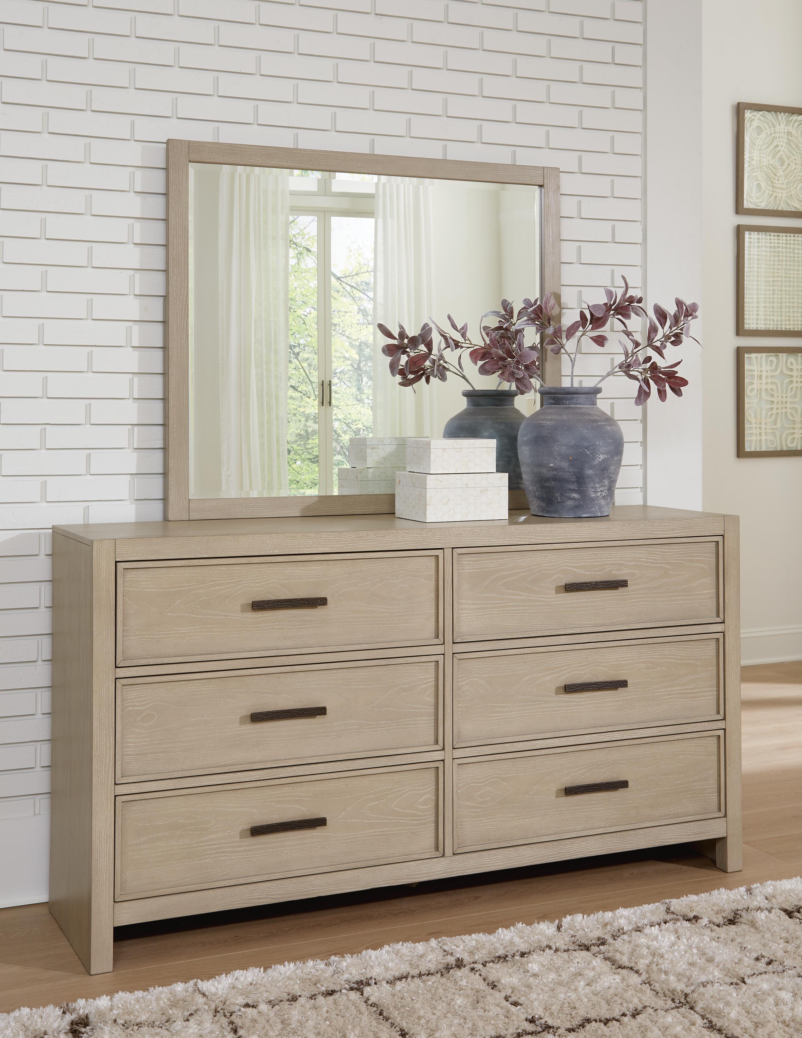 Calmoro Bookcase Bed, Dresser and Mirror