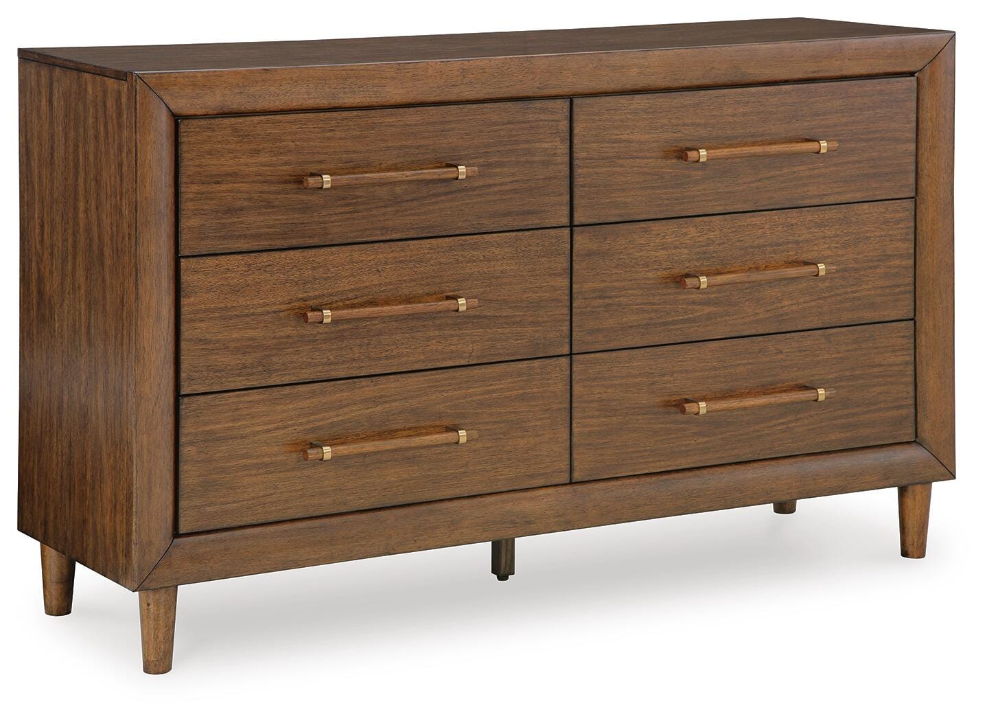 Lyncott Upholstered Bed with Dresser and Nightstand