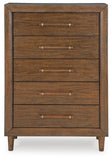 Lyncott Upholstered Bed, Chest and Nightstand