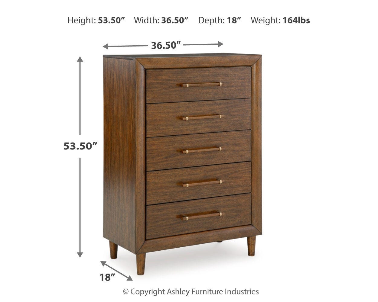 Lyncott Upholstered Panel Bed, Dresser, Mirror and Chest