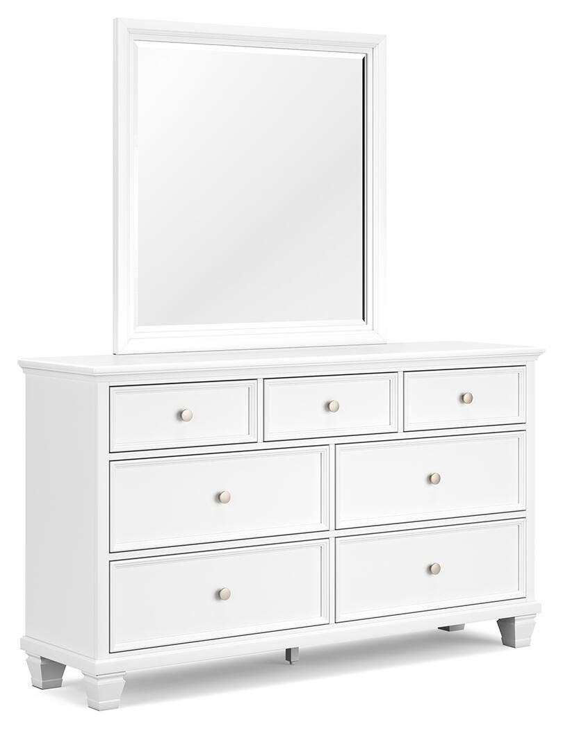 Fortman Panel Storage Bed, Dresser and Mirror
