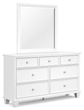 Fortman Panel Storage Bed, Dresser and Mirror