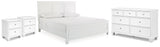 Fortman Panel Bed, Dresser and 2 Nightstands