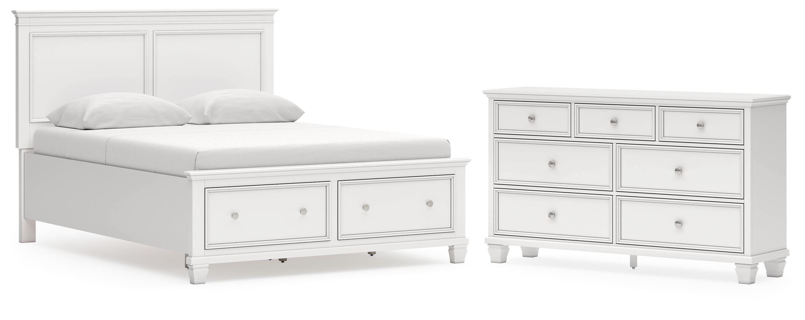 Fortman Panel Storage Bed and Dresser