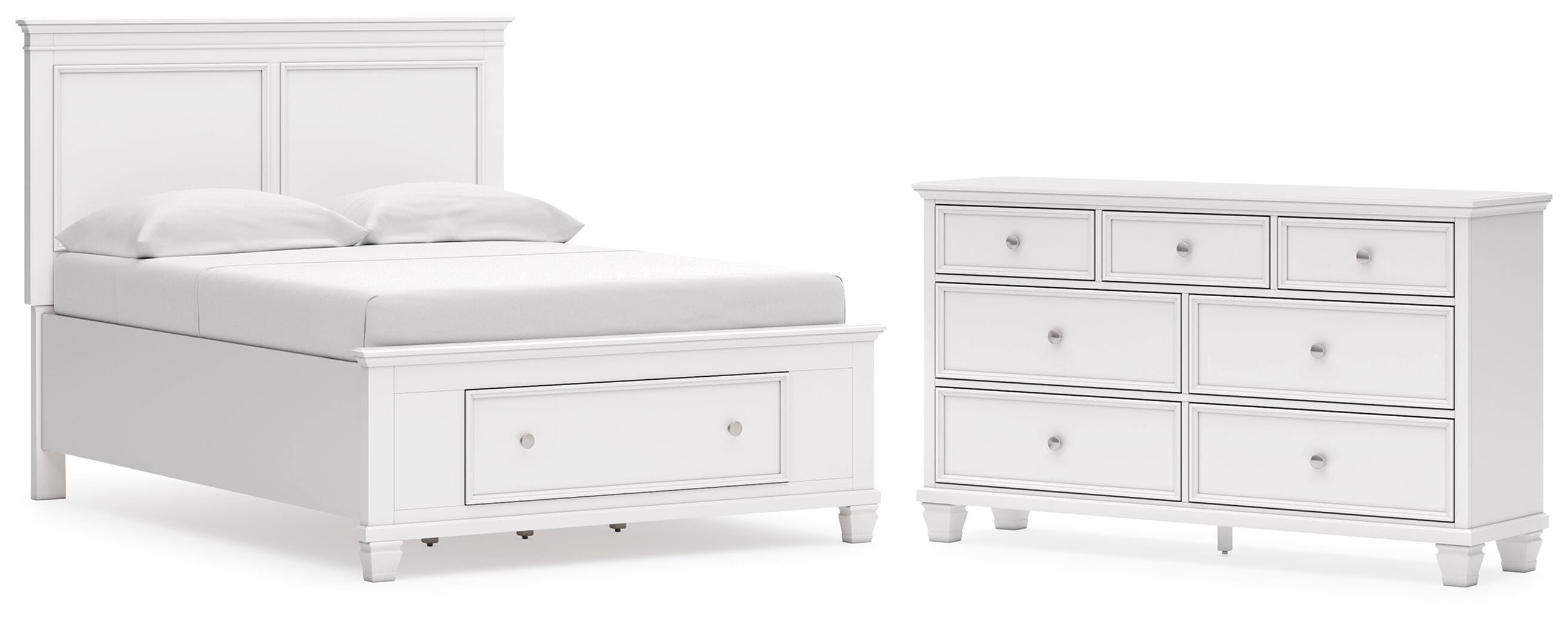 Fortman Panel Storage Bed and Dresser