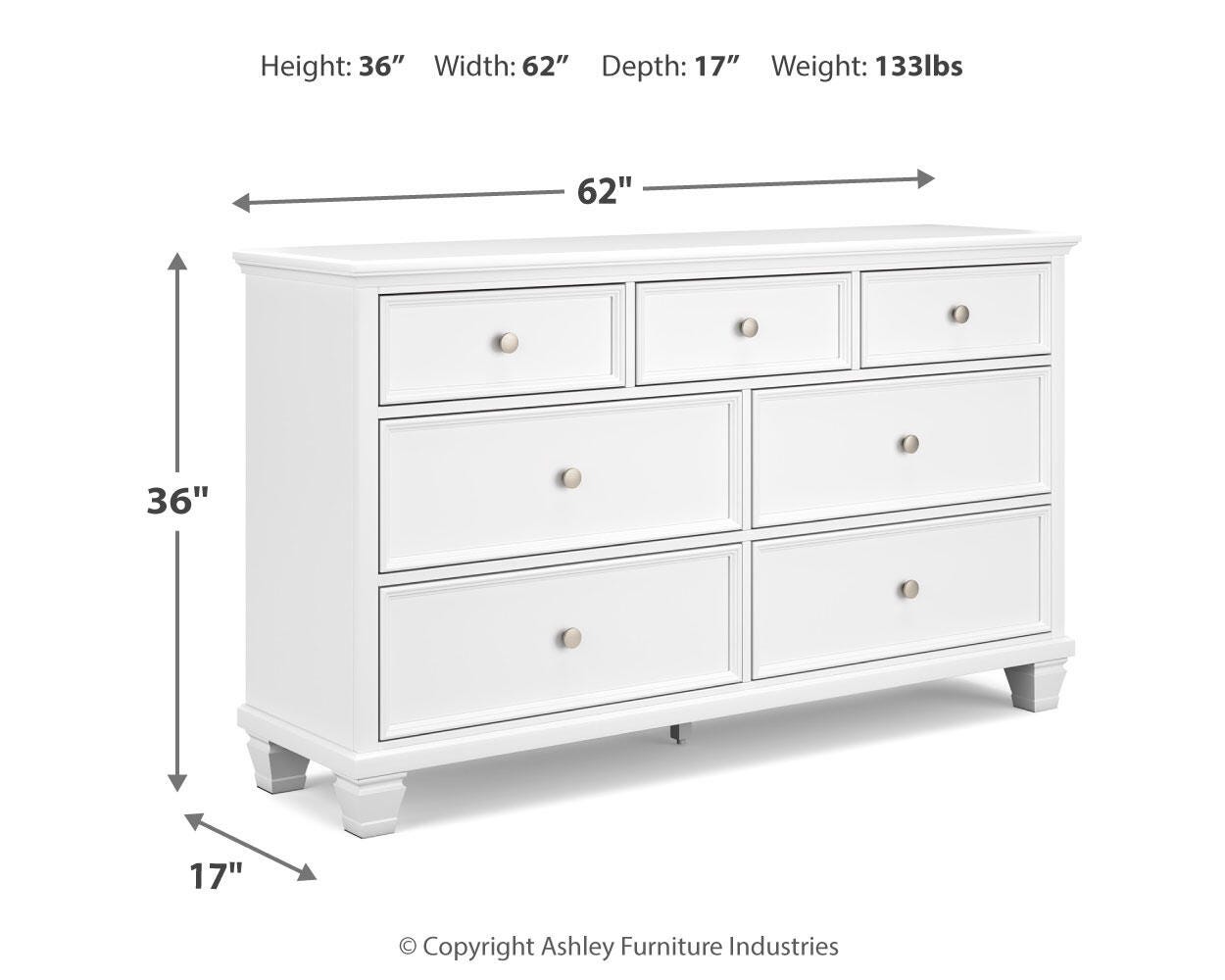 Fortman Panel Storage Bed, Dresser and Nightstand