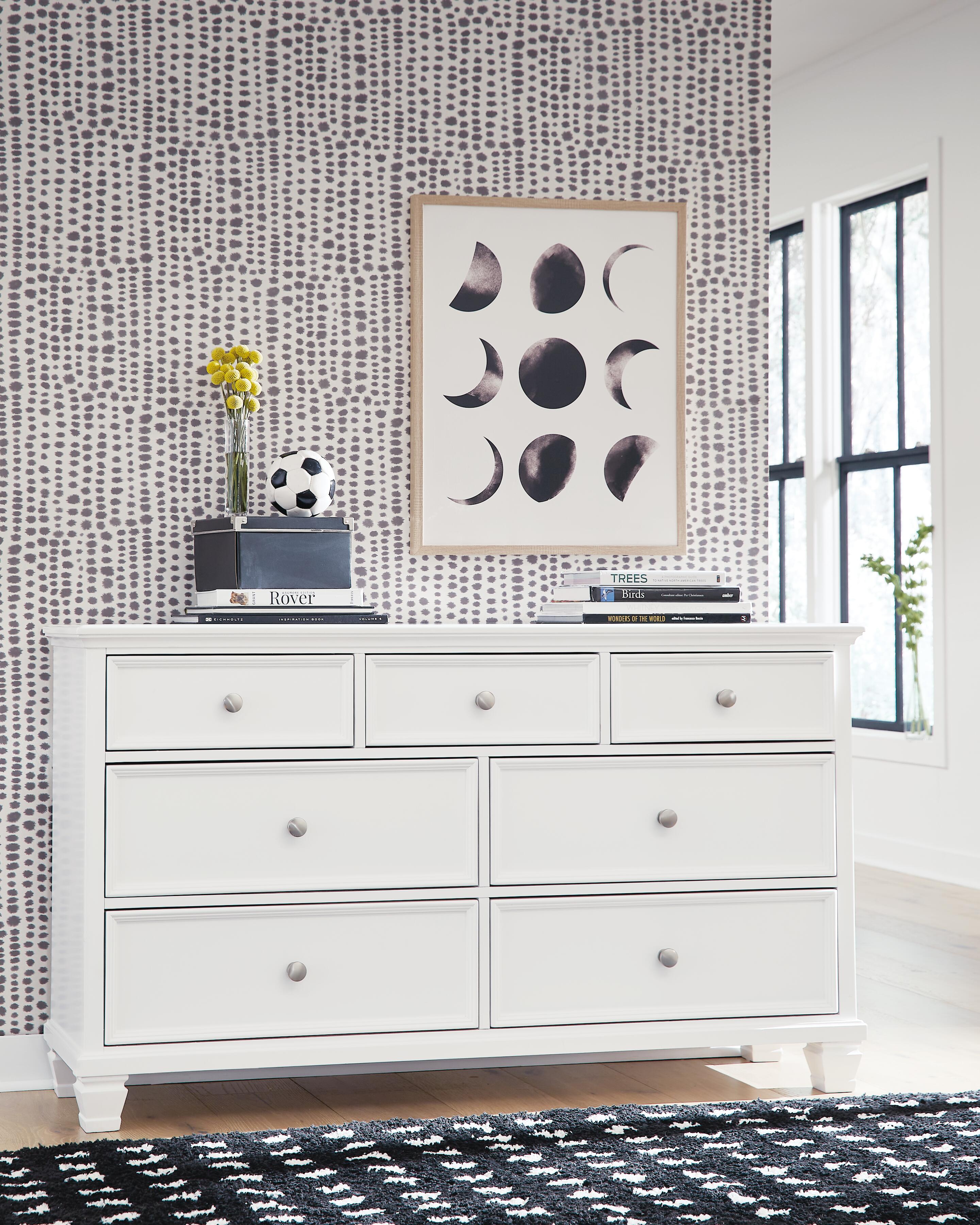 Fortman Panel Bed, Dresser and 2 Nightstands