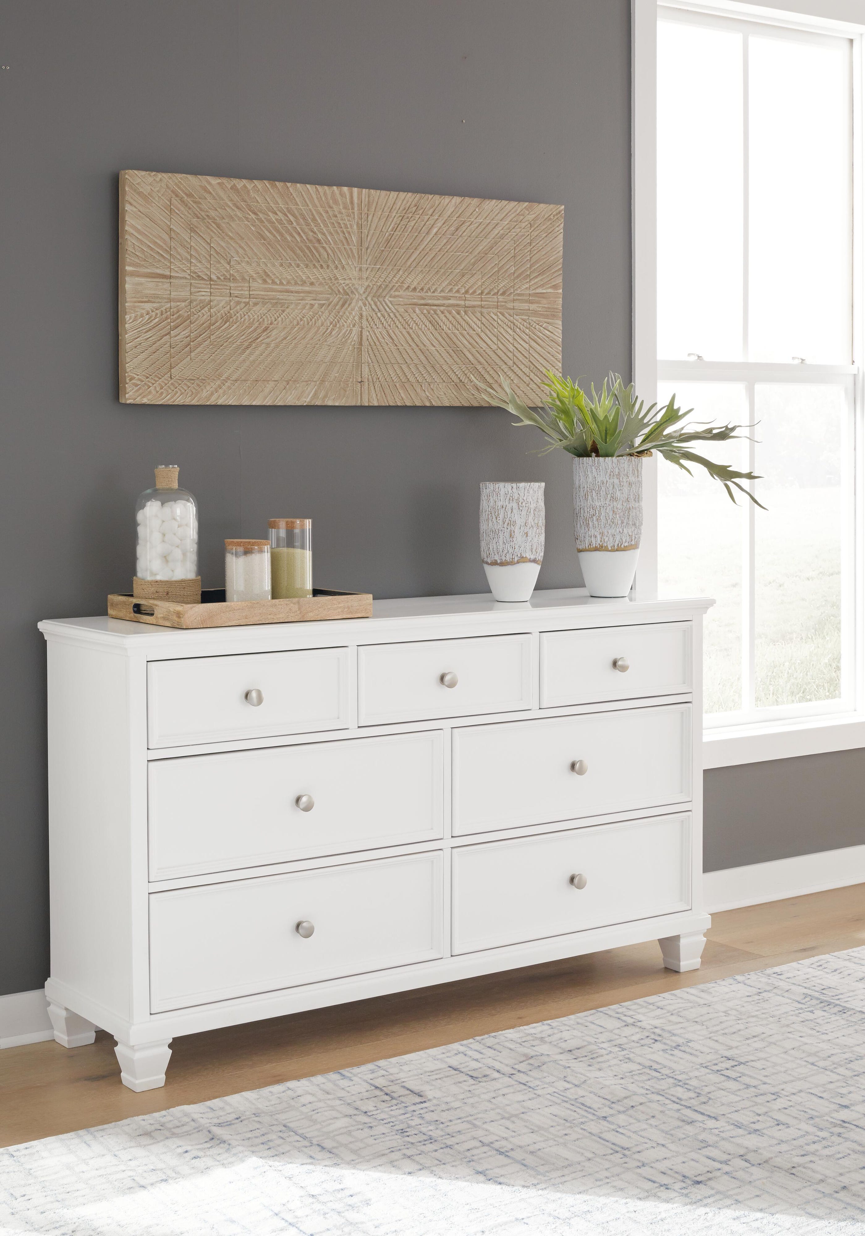 Fortman Panel Storage Bed, Dresser and Nightstand