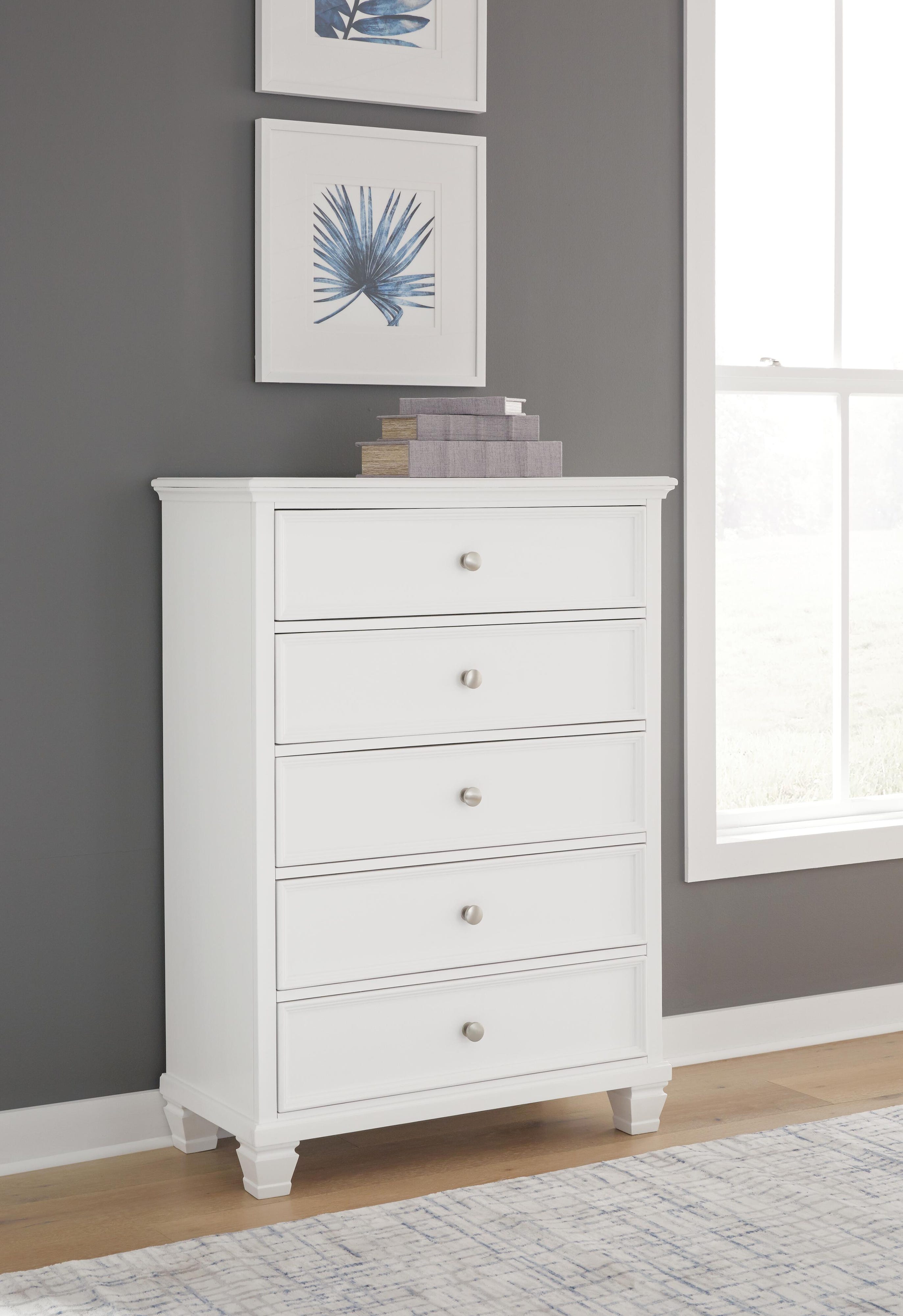 Fortman Panel Storage Bed, Dresser and Chest