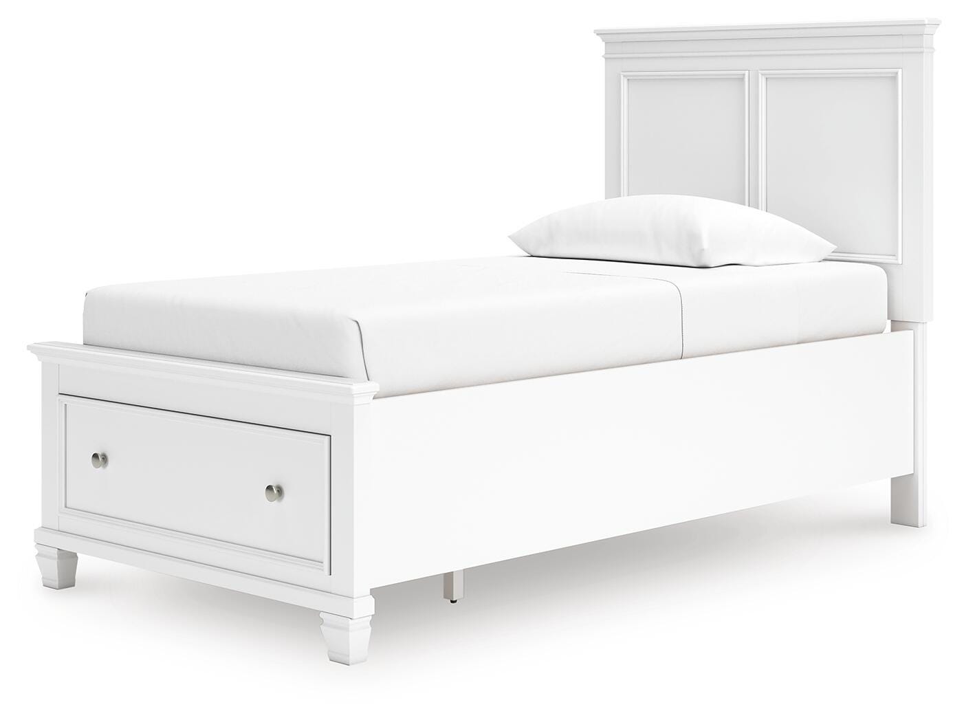 Fortman Panel Storage Bed, Dresser, Mirror and Nightstand