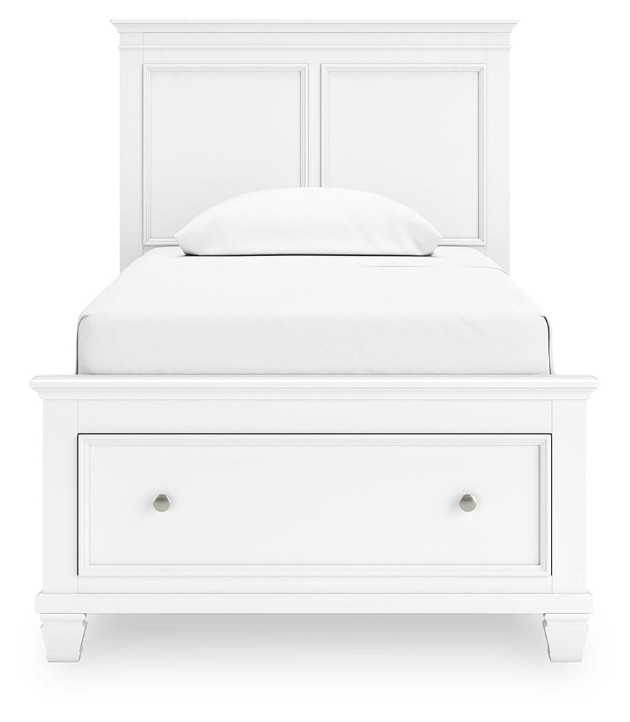 Fortman Panel Storage Bed, Dresser and Nightstand