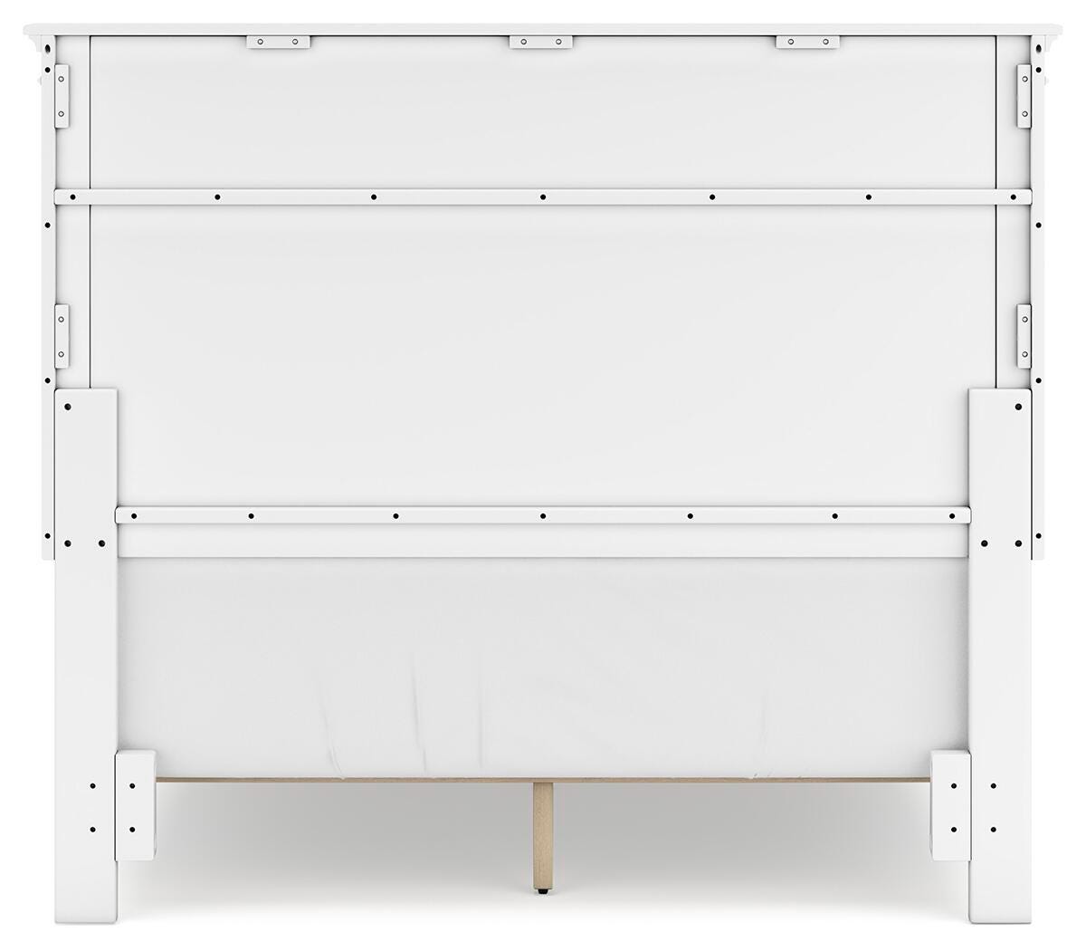 Fortman Panel Bed with Mirrored Dresser and Nightstand