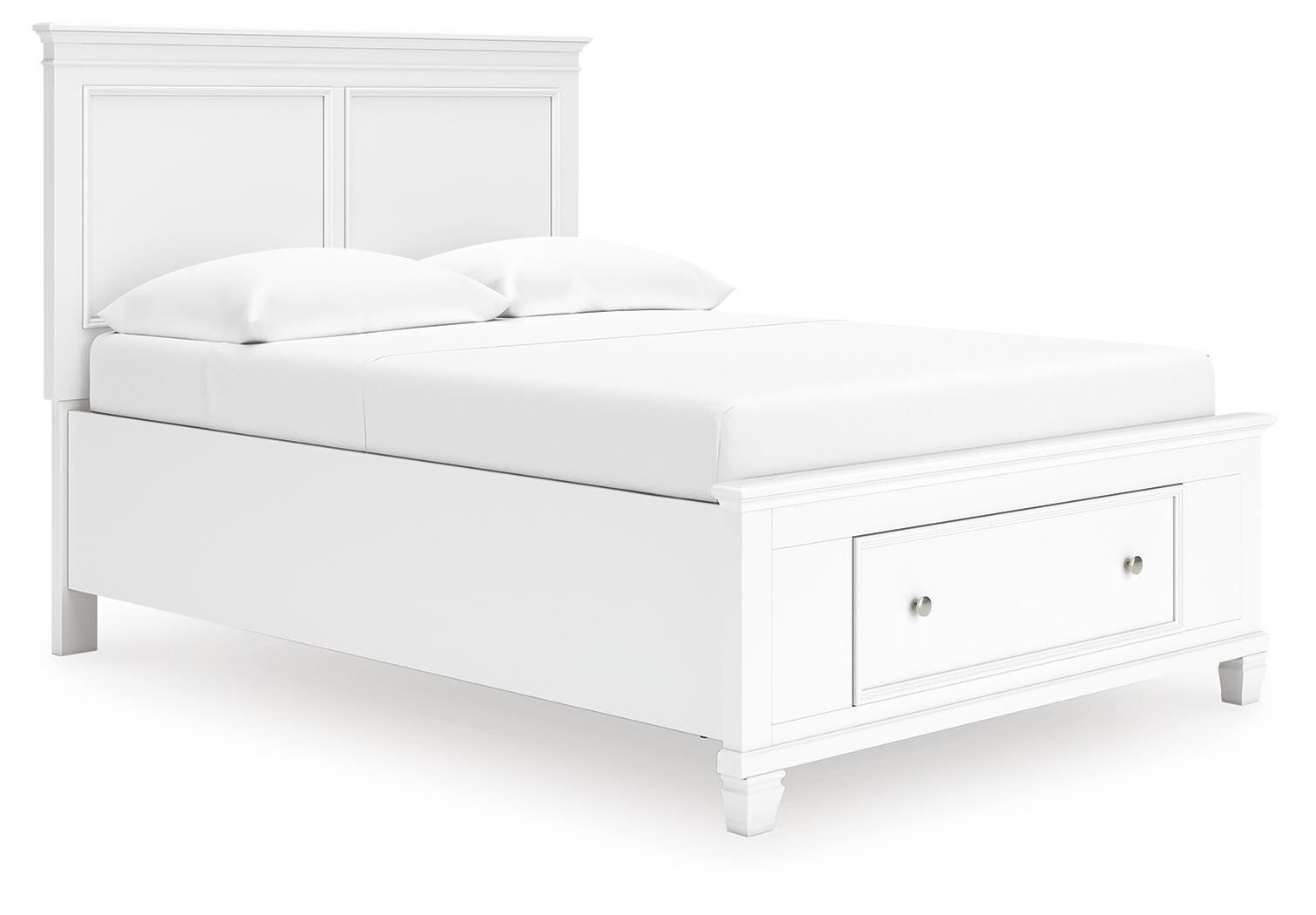 Fortman Panel Storage Bed, Dresser, Mirror and Nightstand