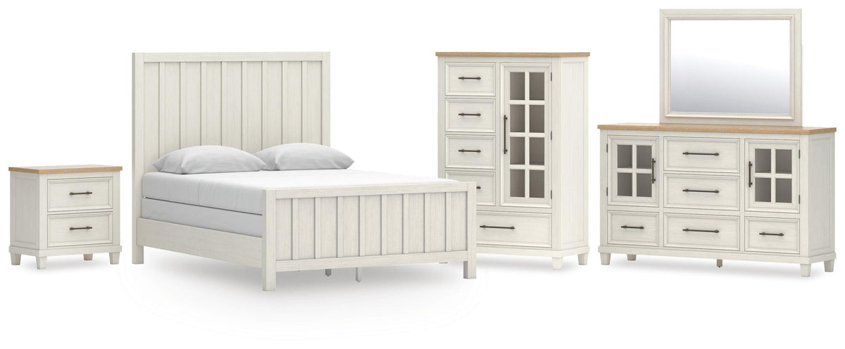 Shaybrock Panel Bed, Dresser, Mirror, Chest and Nightstand