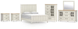 Shaybrock Panel Bed, Dresser, Mirror, Chest and 2 Nightstands