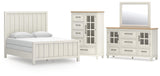 Shaybrock Panel Bed, Dresser, Mirror and Chest