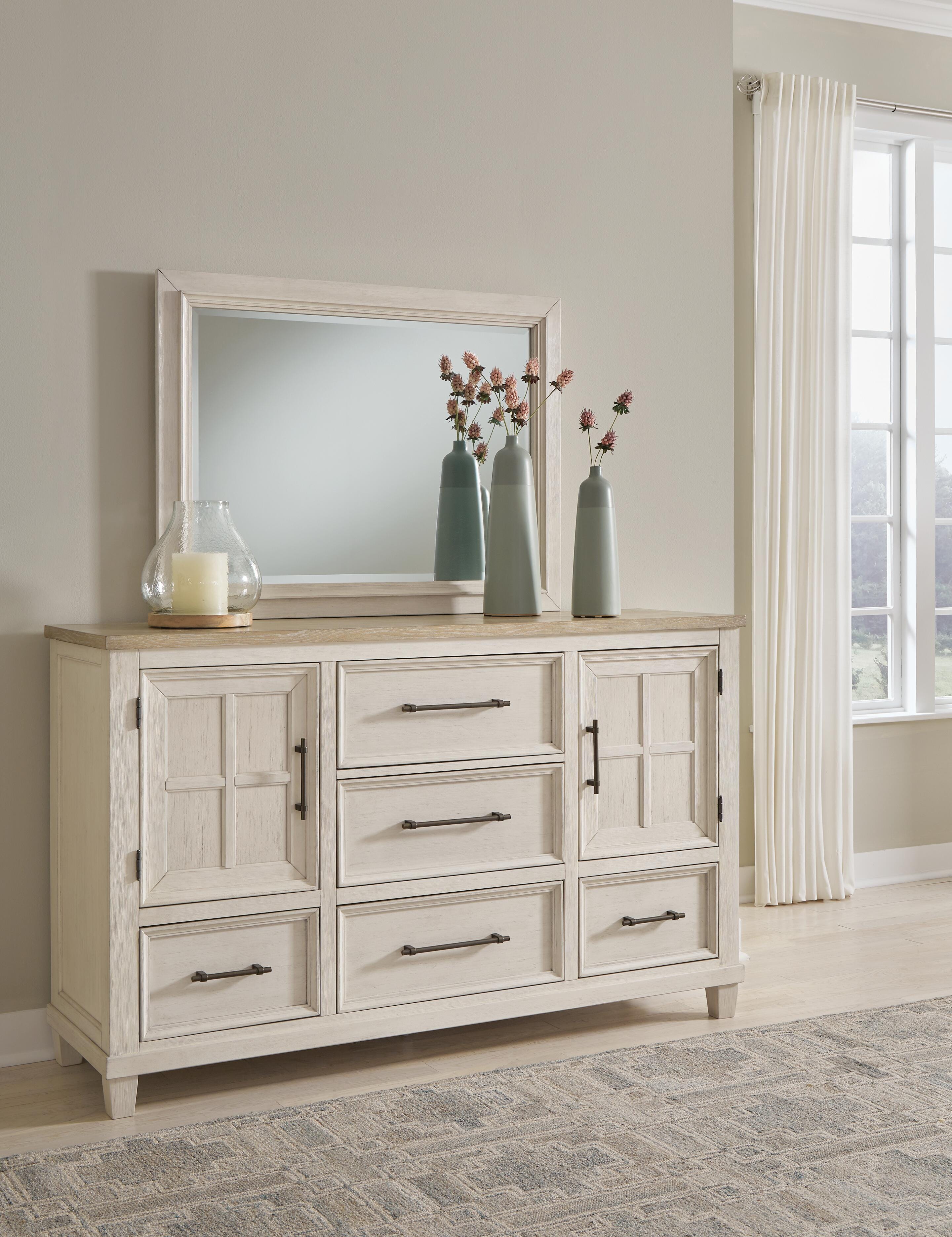 Shaybrock Panel Bed, Dresser, Mirror, Chest and Nightstand