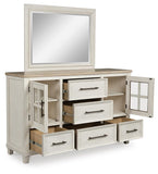 Shaybrock Panel Bed, Dresser, Mirror, Chest and 2 Nightstands
