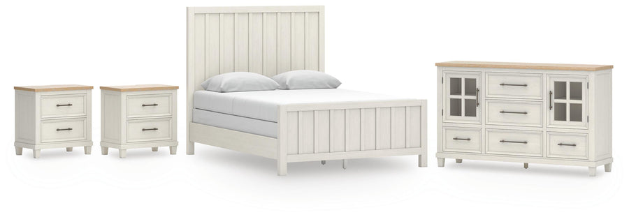 Shaybrock Panel Bed, Dresser and 2 Nightstands