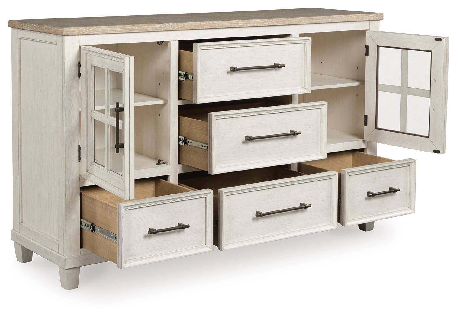 Shaybrock Panel Bed and Dresser