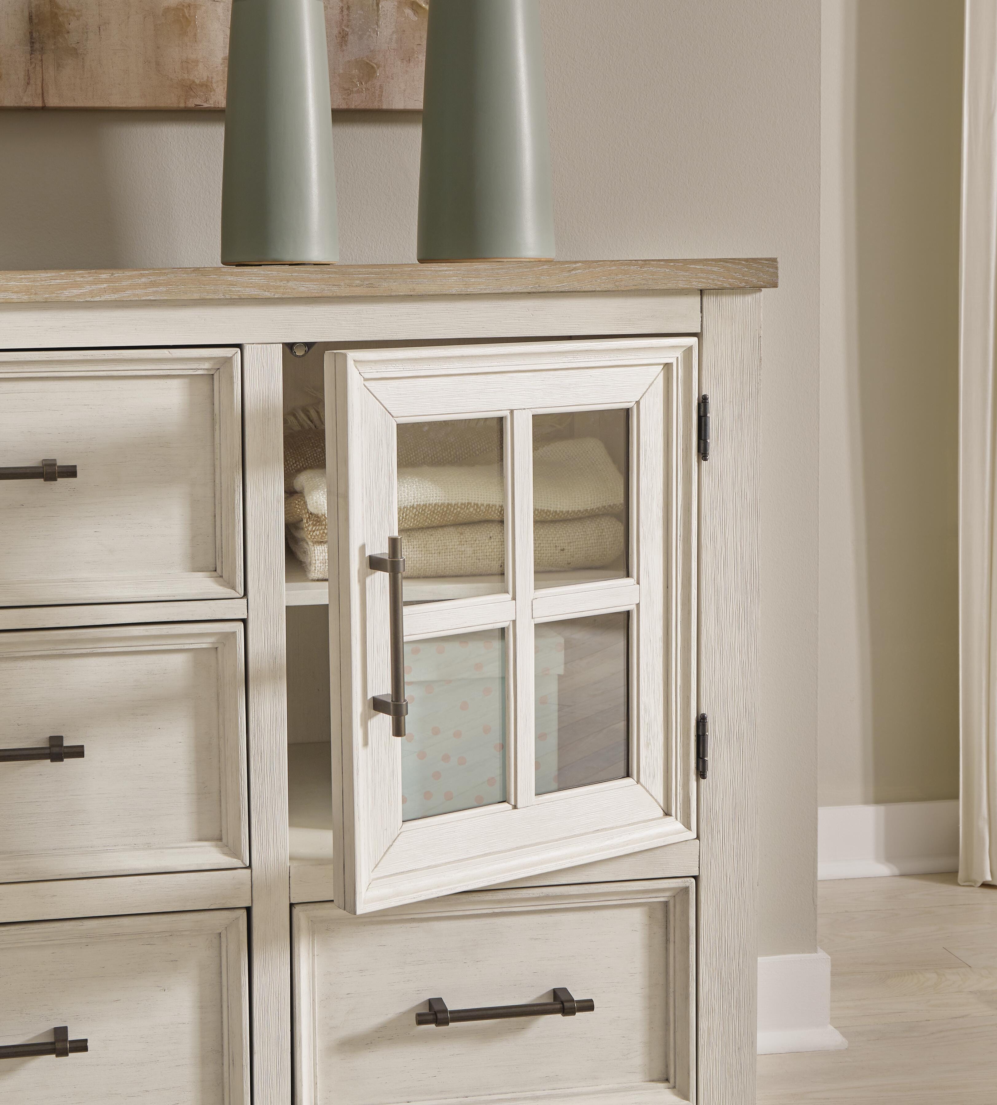 Shaybrock Panel Bed and Dresser