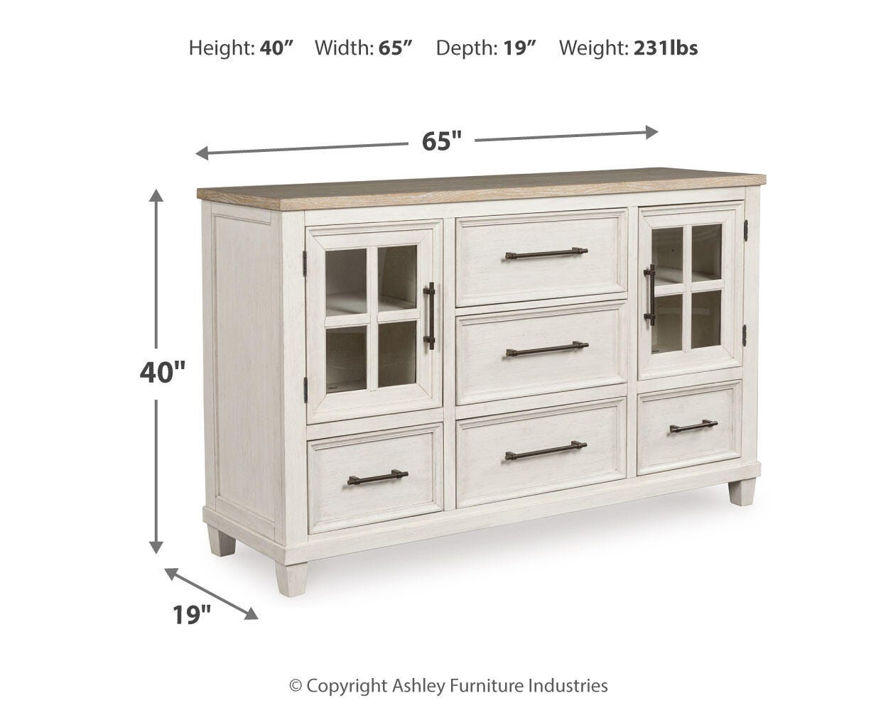 Shaybrock Panel Bed, Dresser and 2 Nightstands