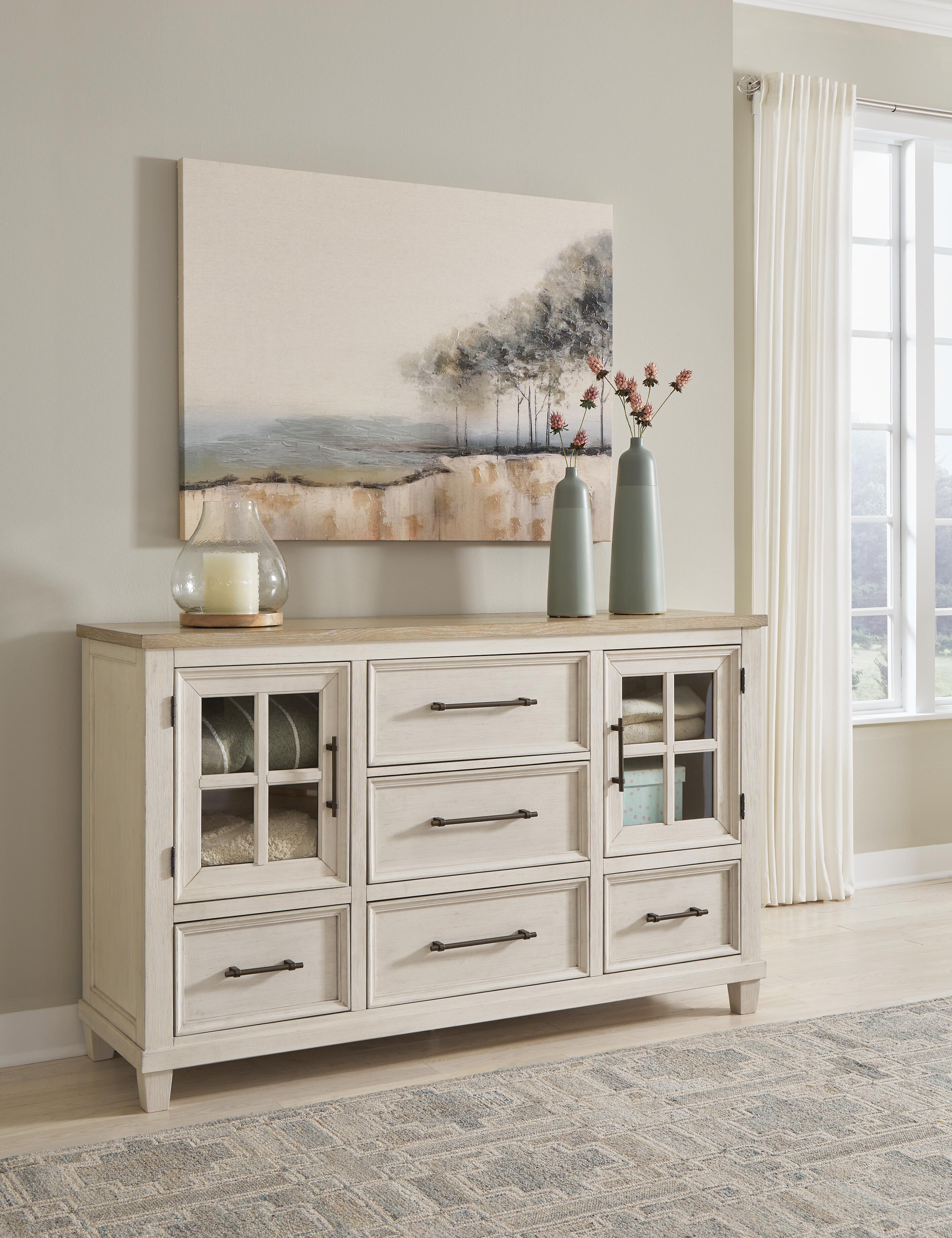 Shaybrock Panel Bed, Dresser and 2 Nightstands