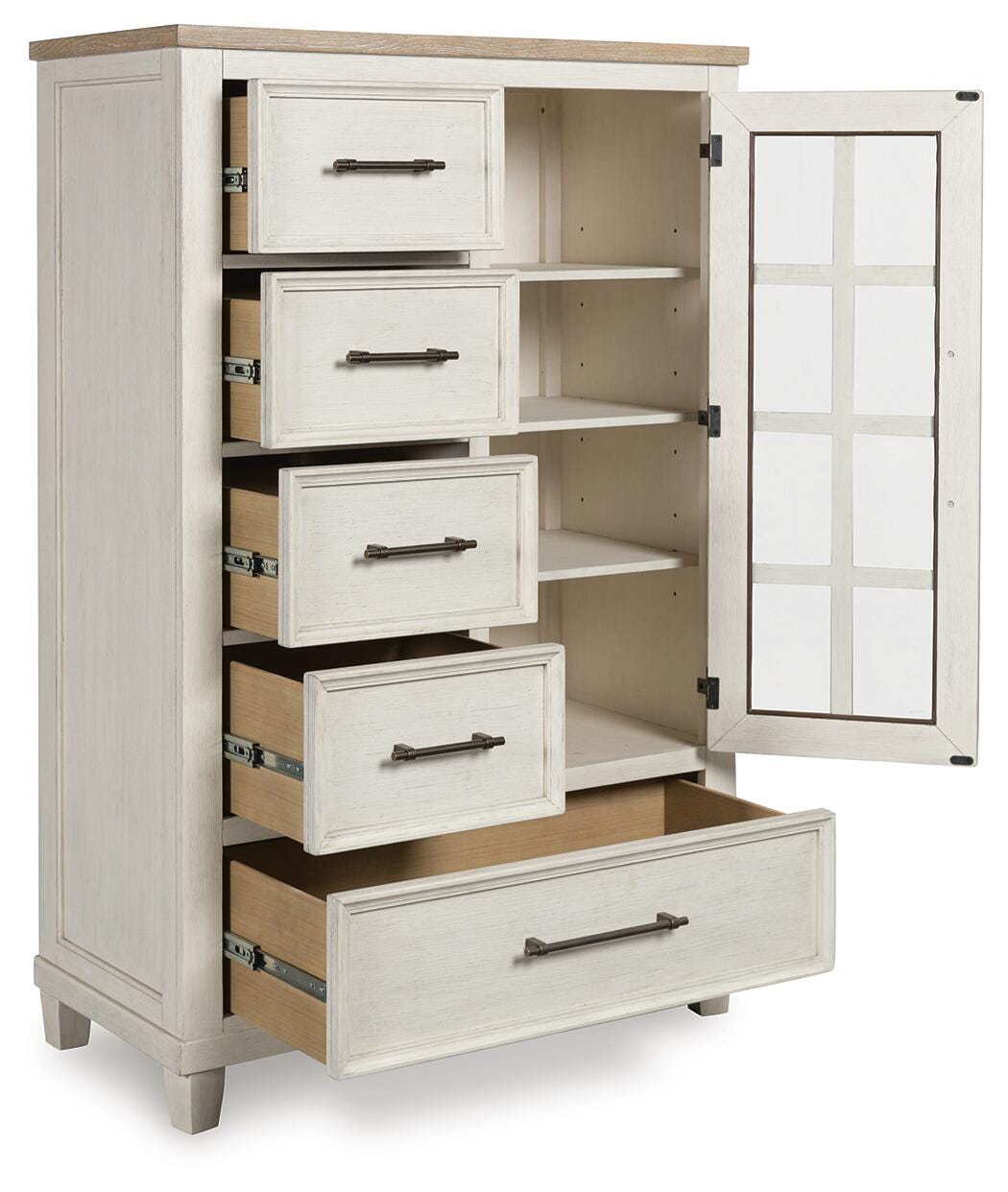 Shaybrock Panel Bed, Dresser, Mirror, Chest and Nightstand