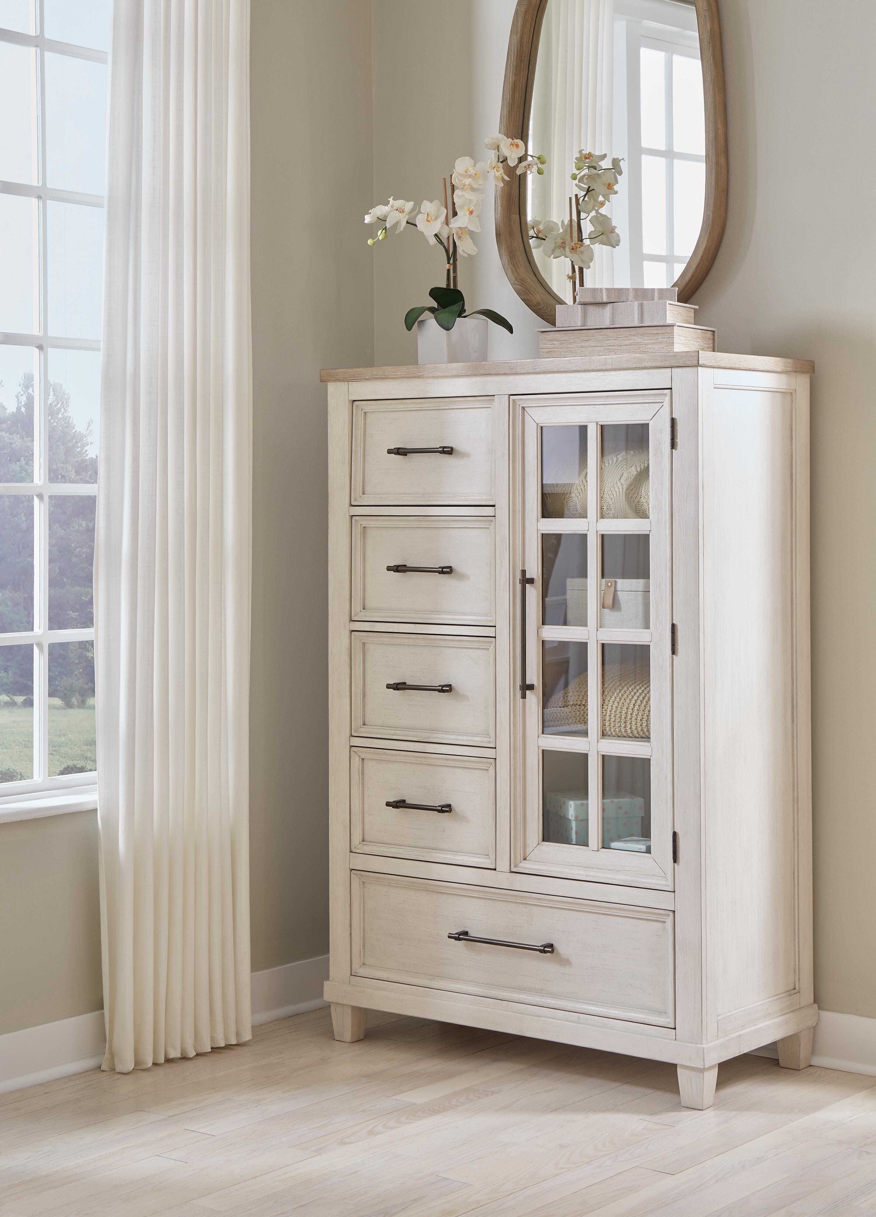 Shaybrock Panel Bed, Dresser, Mirror, Chest and 2 Nightstands