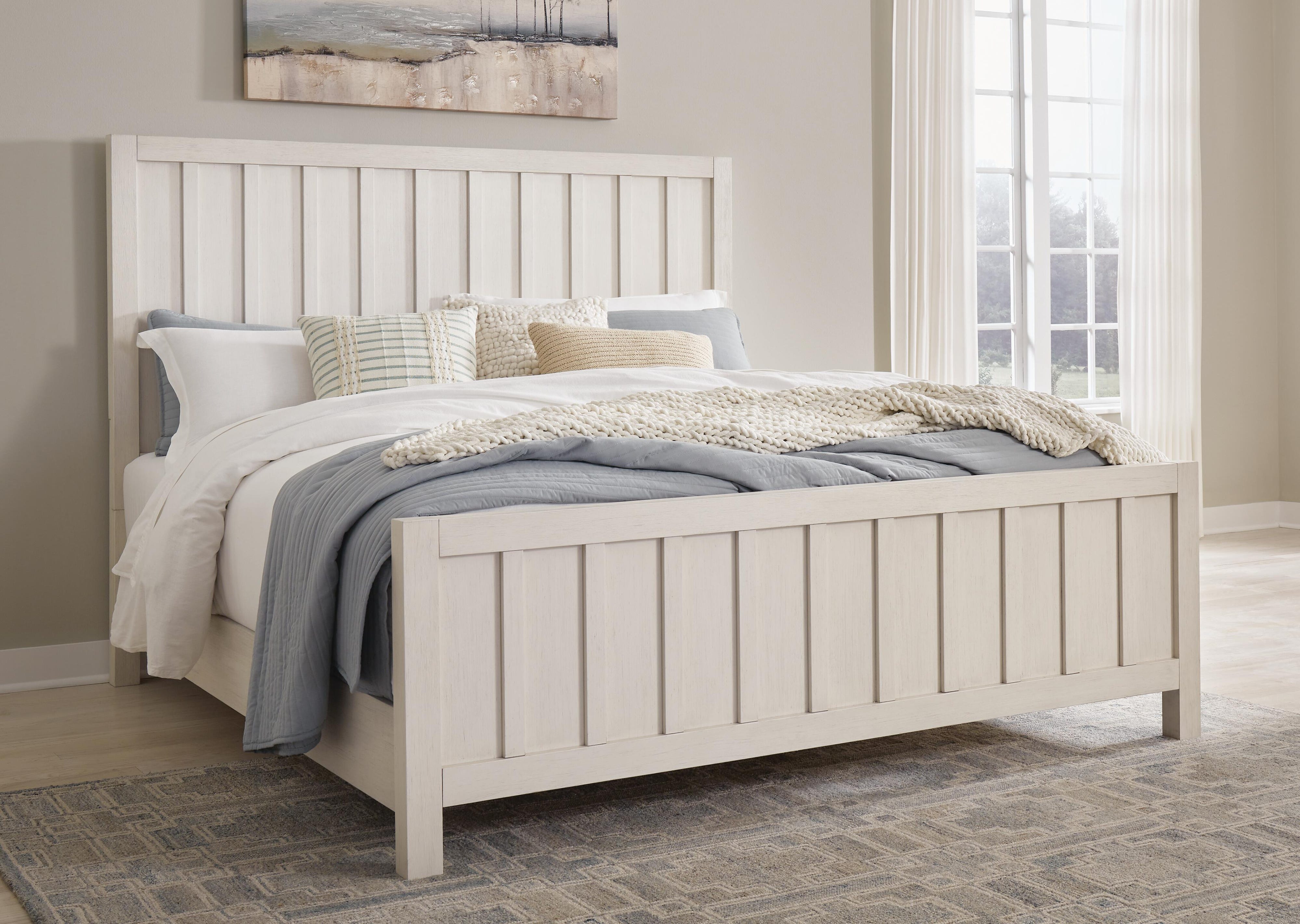 Shaybrock Panel Bed, Dresser, Mirror, Chest and Nightstand