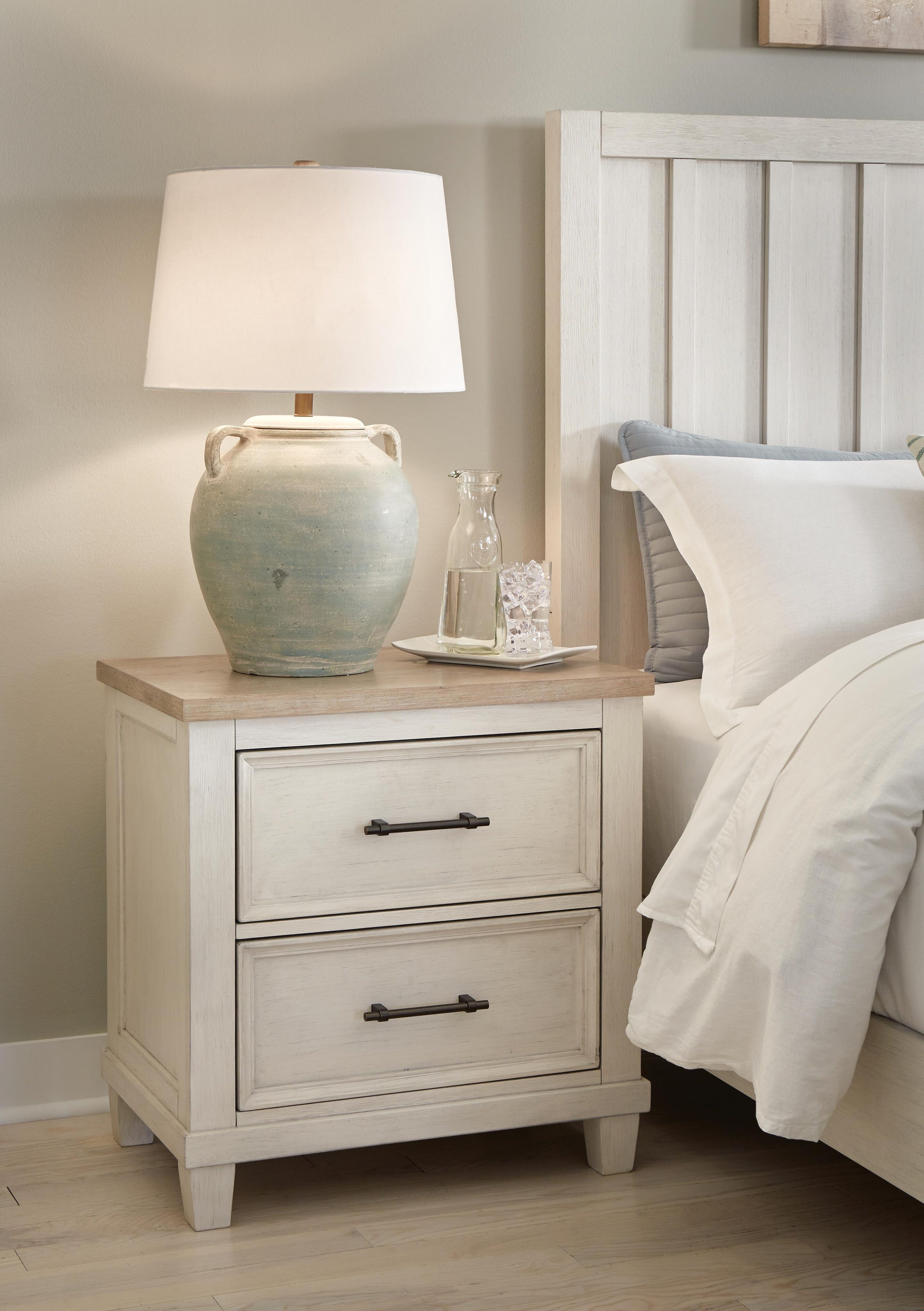 Shaybrock Panel Bed, Dresser, Mirror and 2 Nightstands