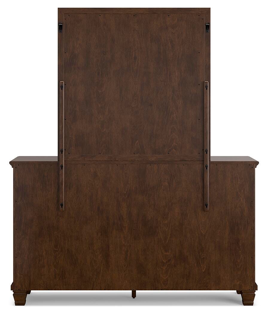 Danabrin Panel Storage Bed, Dresser, Mirror and Nightstand
