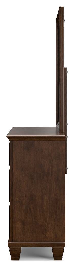 Danabrin Panel Storage Bed, Dresser, Mirror and Nightstand