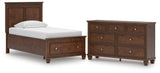 Danabrin Panel Storage Bed and Dresser