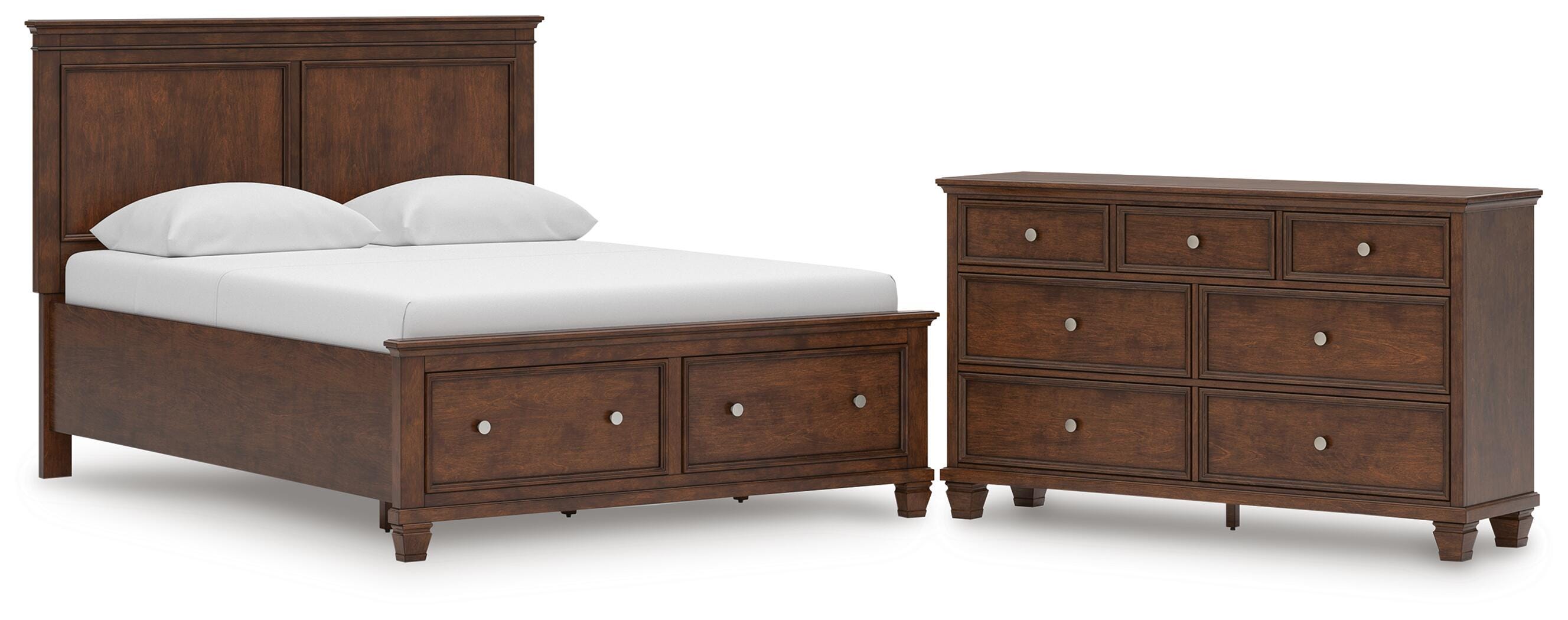 Danabrin Panel Storage Bed and Dresser