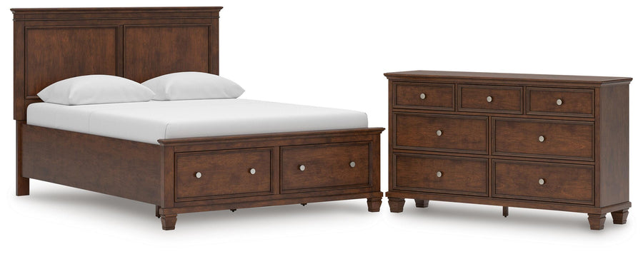 Danabrin Panel Storage Bed and Dresser