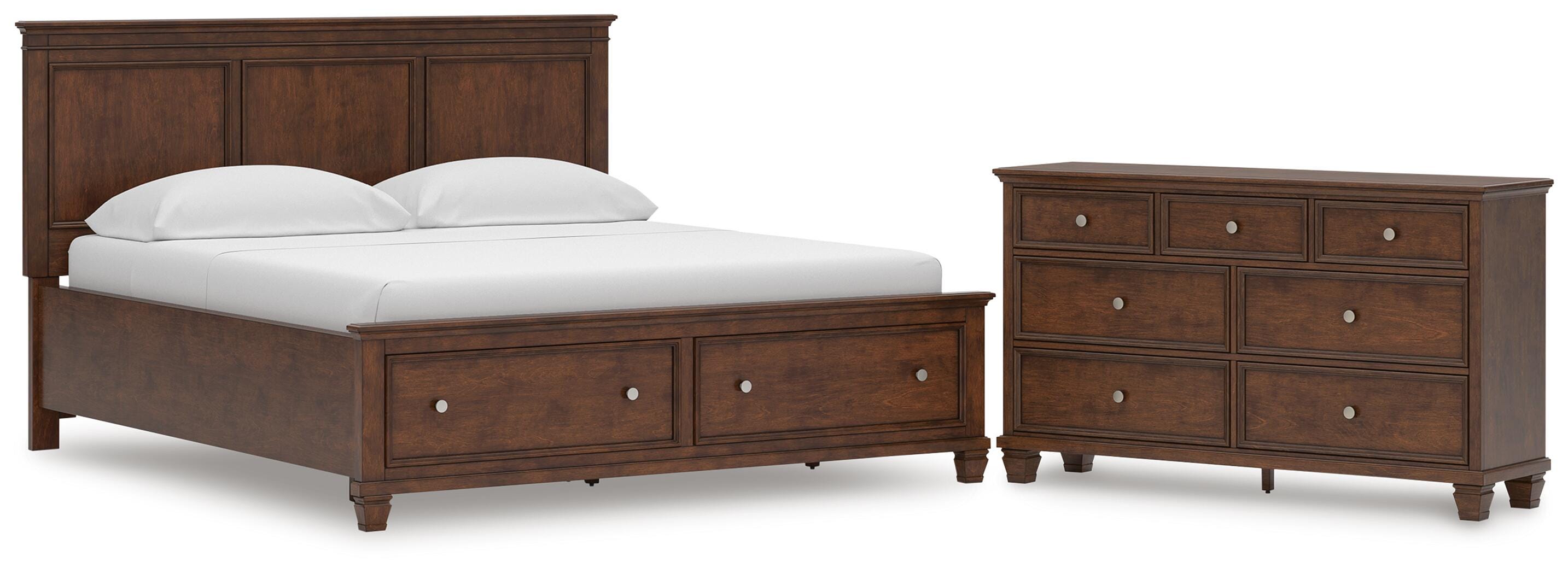 Danabrin Panel Storage Bed and Dresser