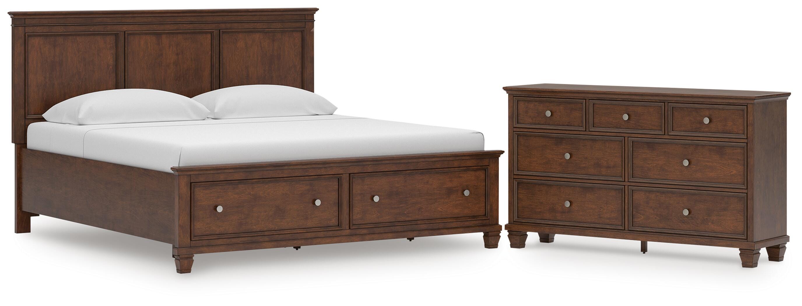 Danabrin Panel Storage Bed and Dresser