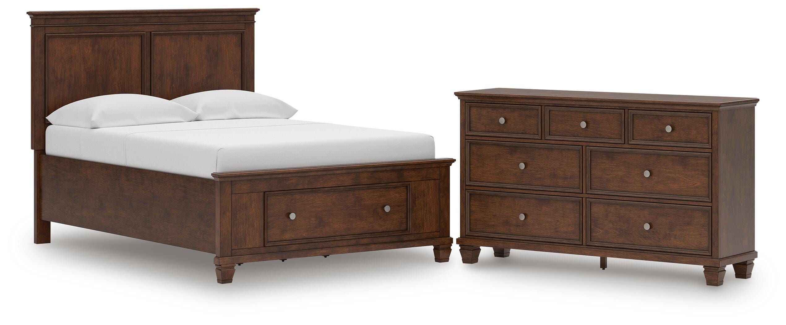 Danabrin Panel Storage Bed and Dresser