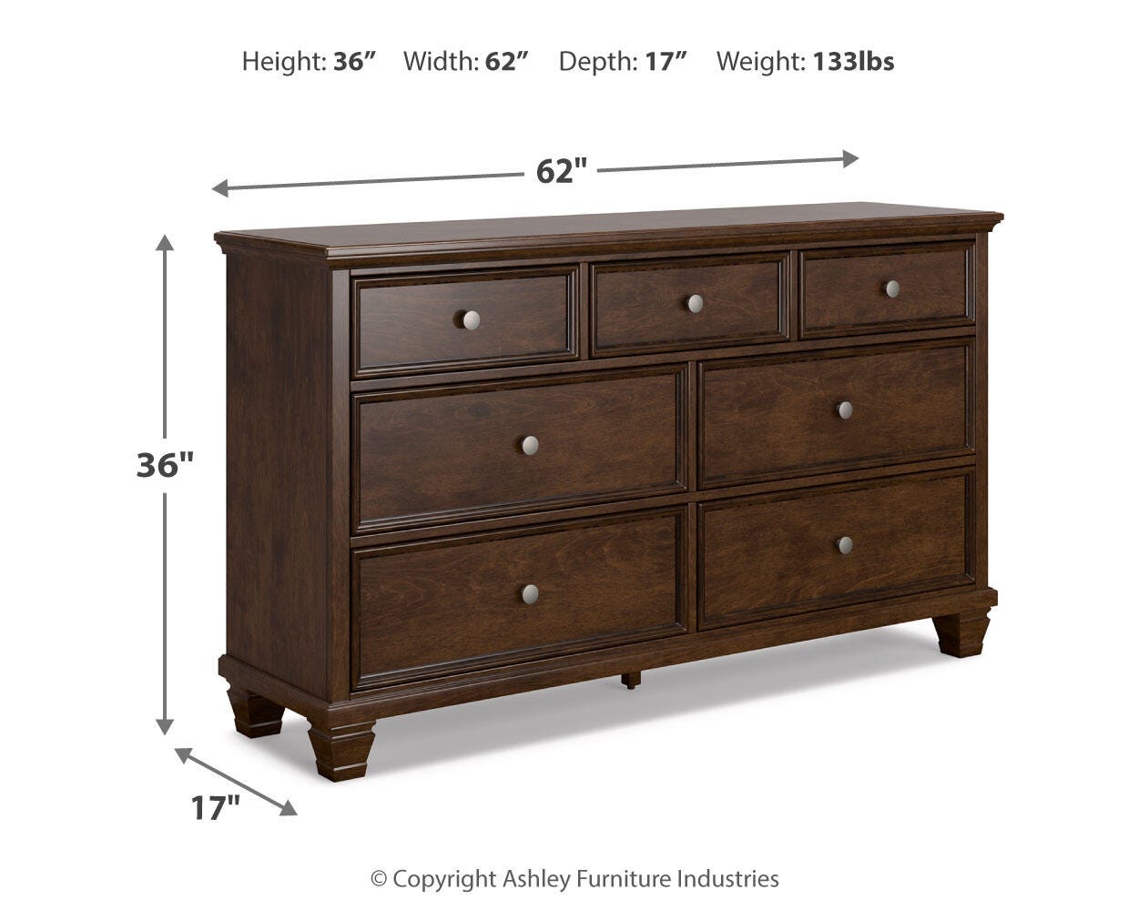Danabrin Panel Storage Bed, Dresser and Chest