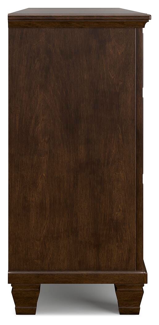 Danabrin Panel Storage Bed, Dresser and Nightstand