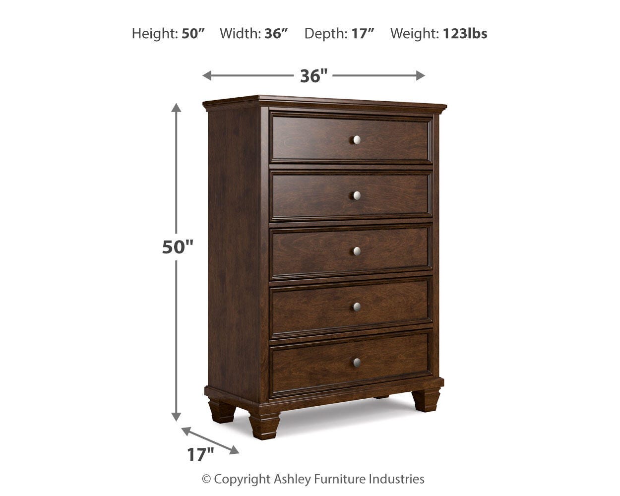 Danabrin Panel Storage Bed, Dresser and Chest
