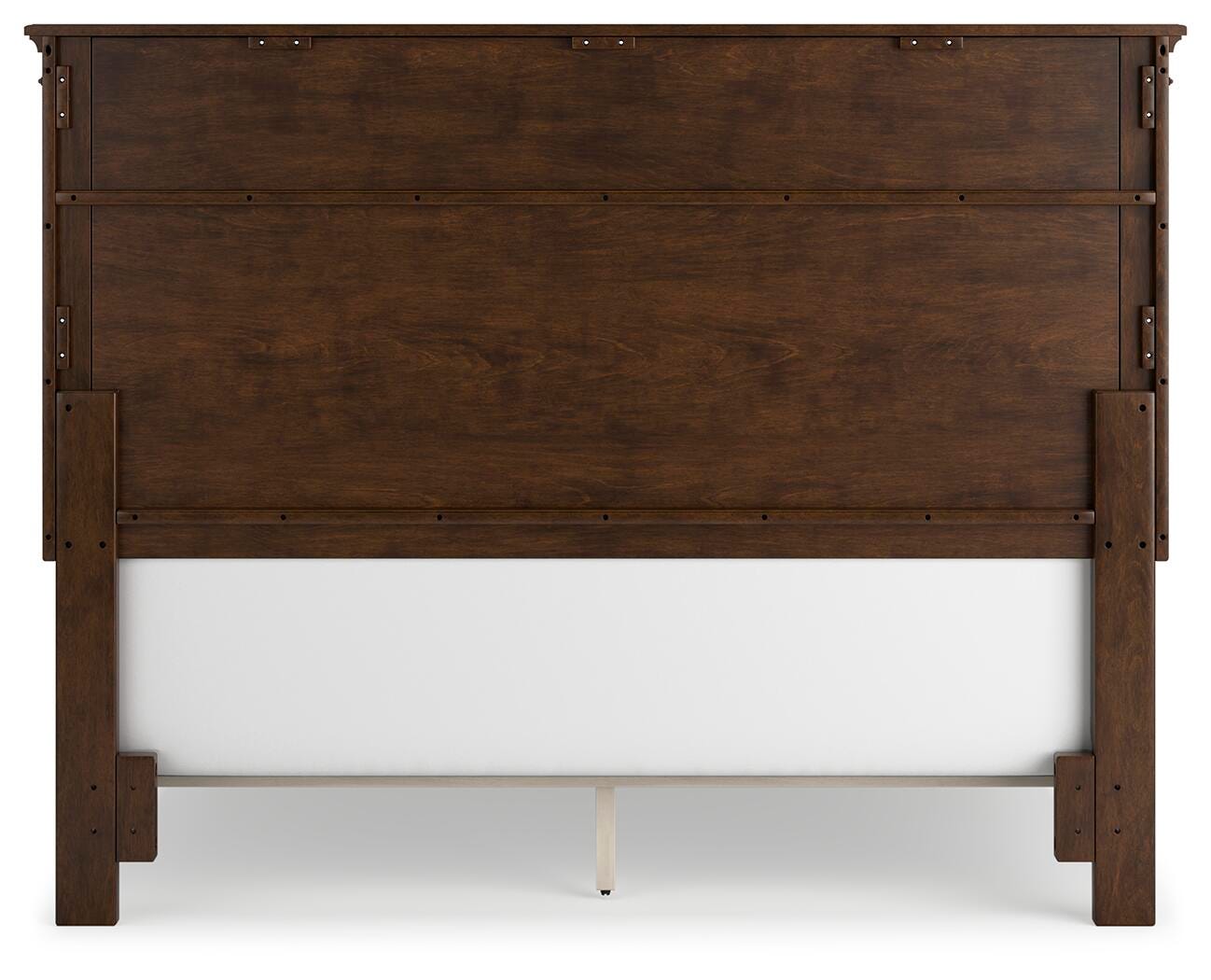 Danabrin Panel Bed with Mirrored Dresser and Nightstand