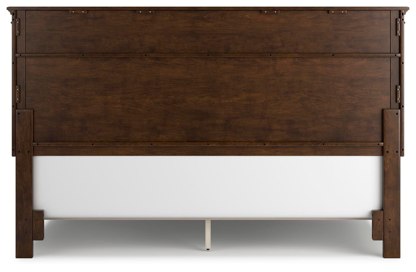Danabrin Panel Bed with Mirrored Dresser and 2 Nightstands