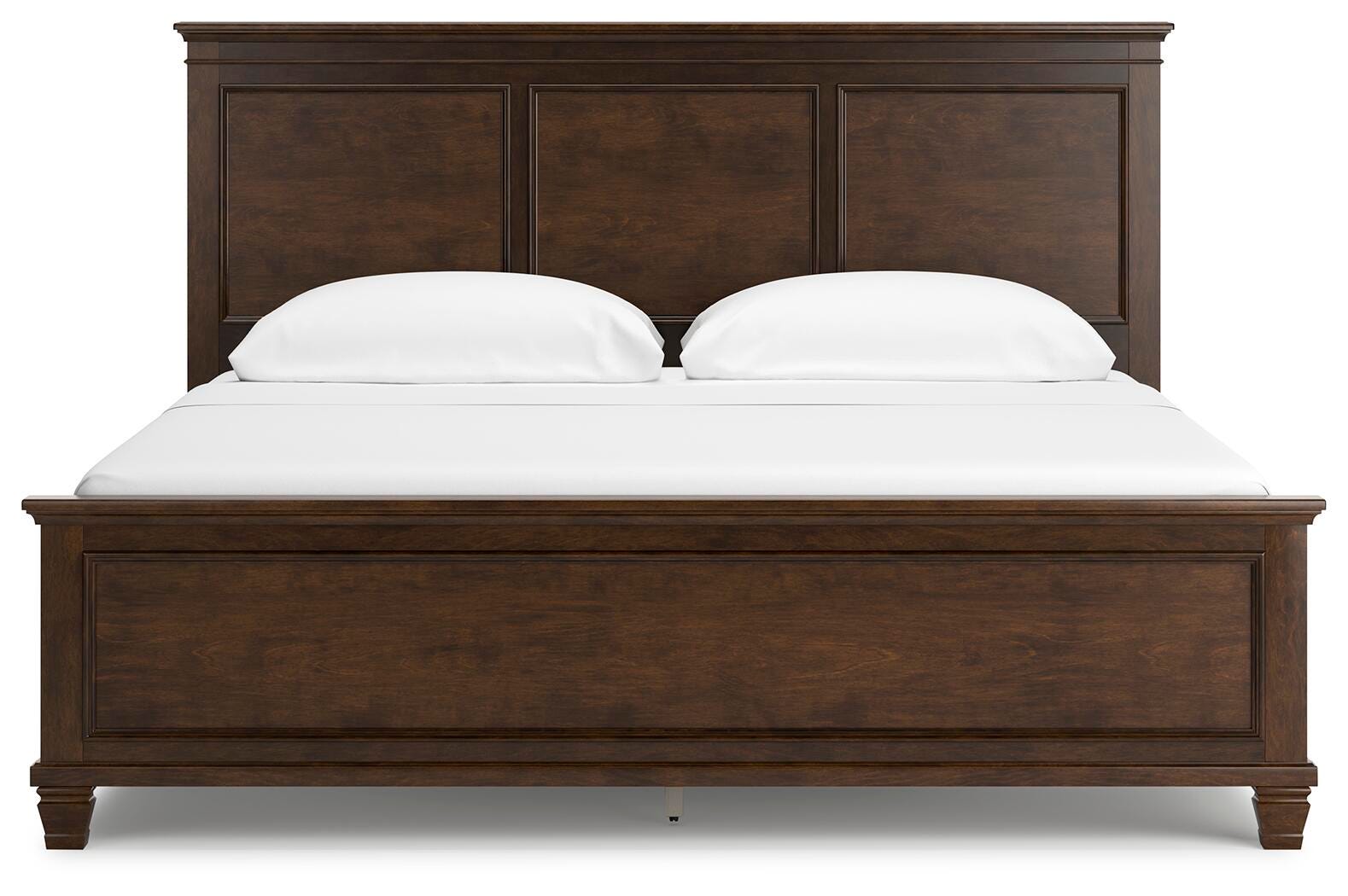 Danabrin Panel Bed with Mirrored Dresser, Chest and Nightstand