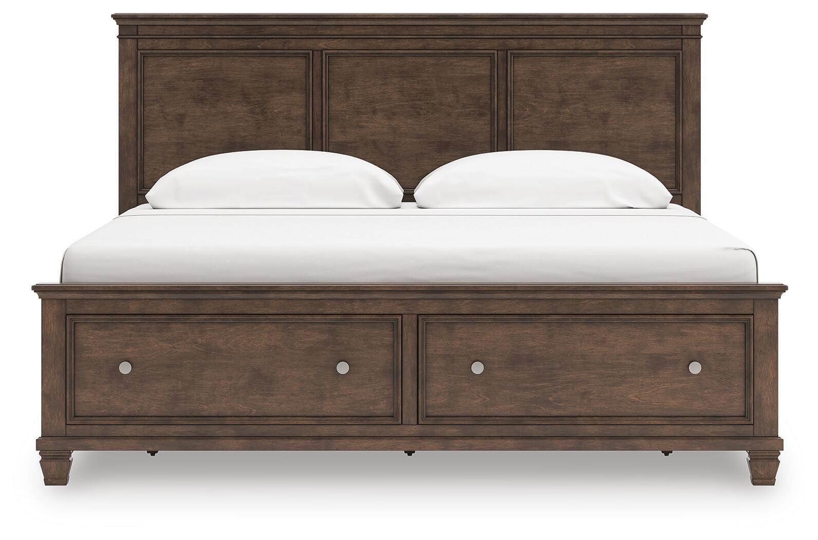 Danabrin Panel Storage Bed, Dresser and Mirror