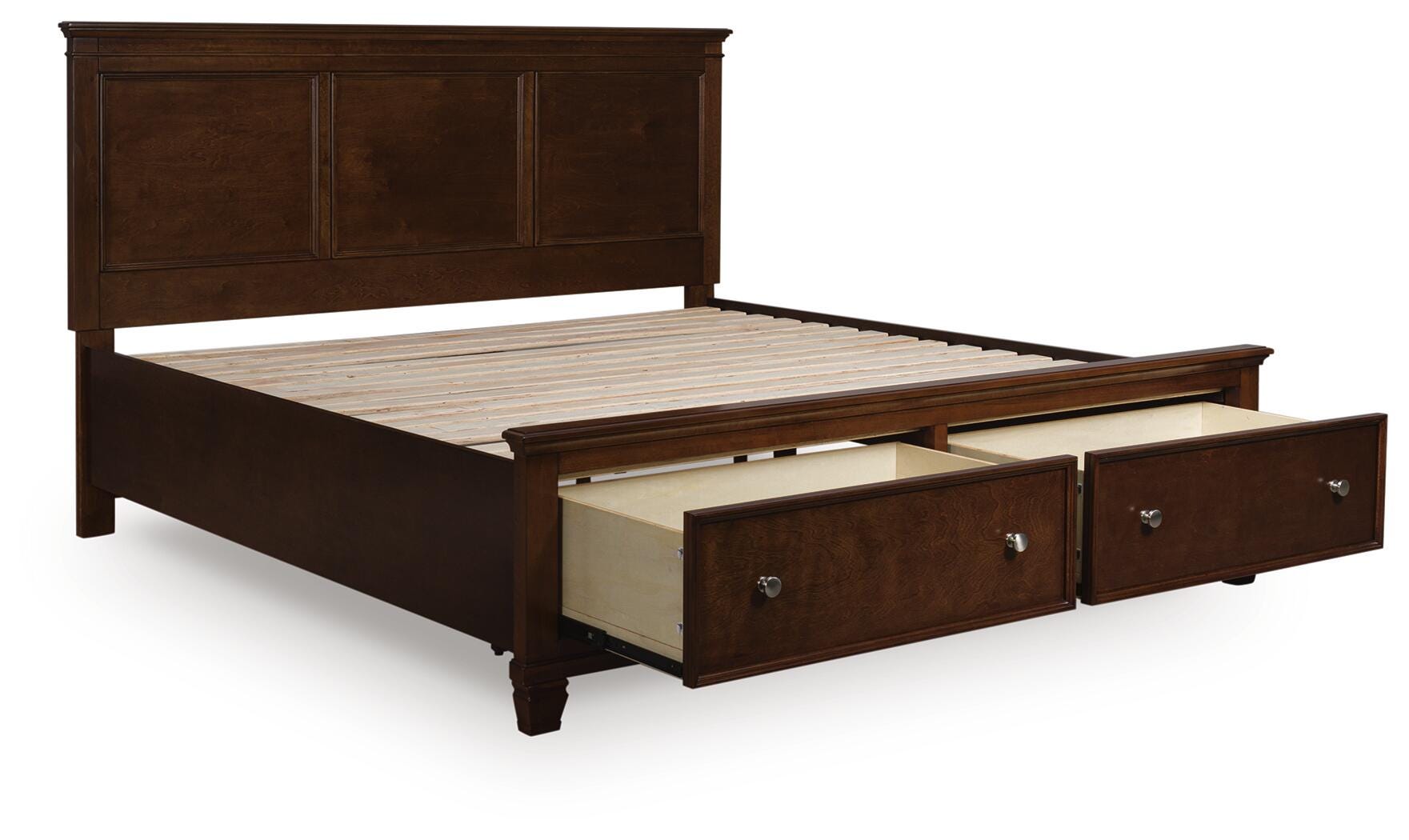 Danabrin Panel Storage Bed, Dresser and Chest
